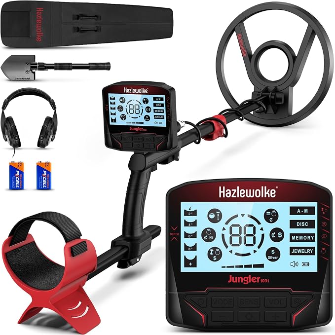 Metal Detector for Adults, 5 Professional Mode with Higher Accuracy 10” Waterproof Coil for Gold Detecting