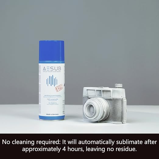 3D Scanner Scanning Spray, Use for Transparent, Black, and Reflective Surfaces, 400ml/13Oz