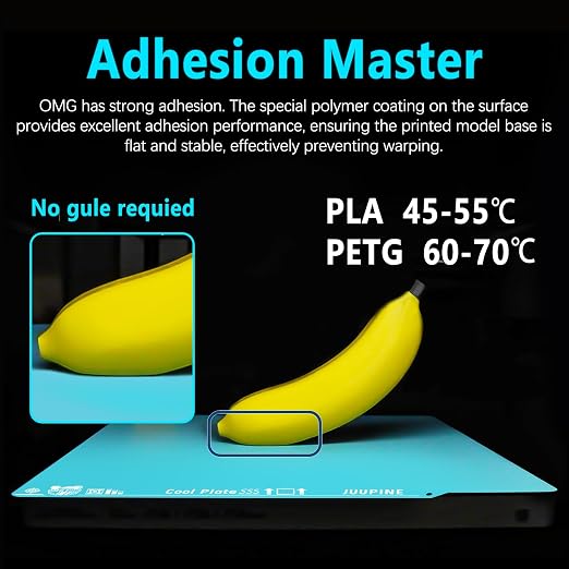 Upgraded Supertack 3D Printing Bed OMG Plate for Bambu-Lab A1mini Build Plate 3D Printer 184 x 184 mm Magnetic Spring Steel Cool Plate