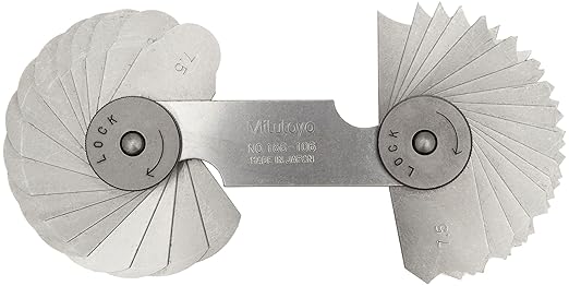 Mitutoyo 186-106 Vernier Depth Gauge, 0-150 mm Range, 0.02 mm Graduation, Stainless Steel Depth Measuring Tool with Flat Base for Precision Inspection and Layout Applications | Stainless Steel