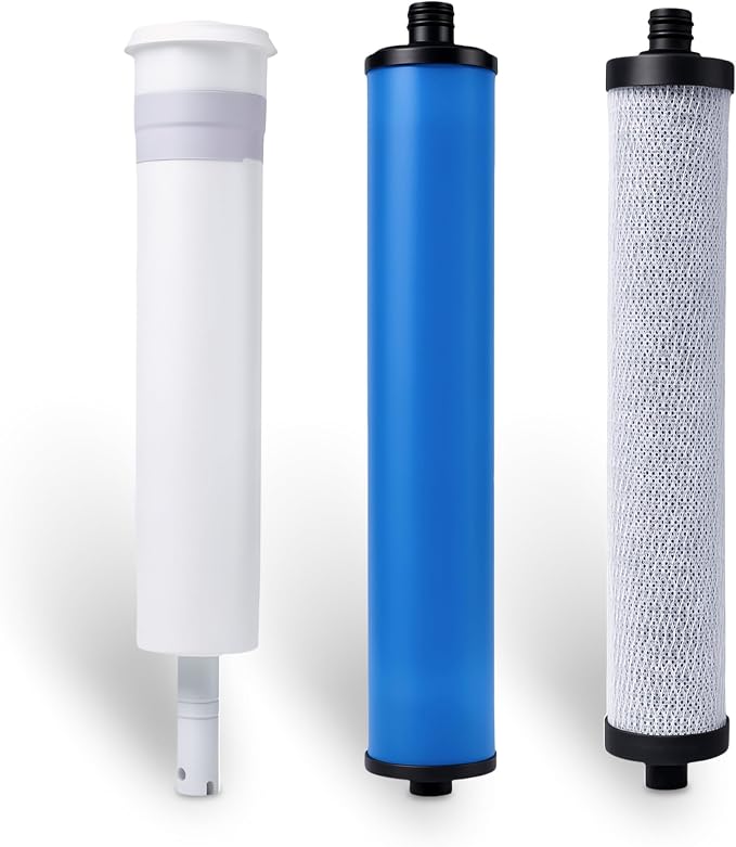 Filter Set, Compatible with Microline 335 Reverse Osmosis Filters | 3-Stage Kit, S1229RS Membrane, S7028 Pre-Filter, S7025 GAC Carbon Filter, Compatible With Microline 335 RO Filters