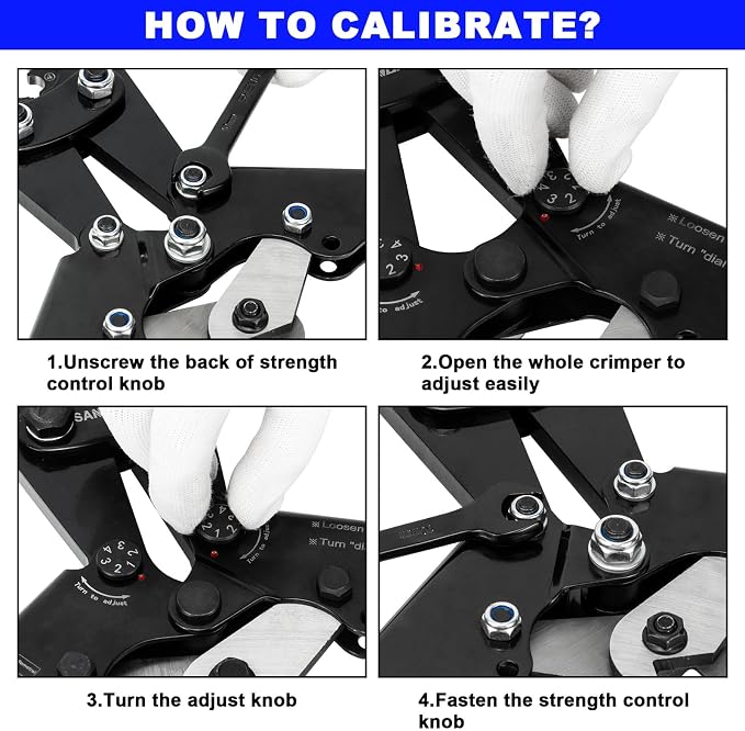 Sanuke Wire Rope Crimping Tool Kit, Professional Wire Rope Crimper and Cutter with 328ft 1/16" Steel Cablefor Aluminum Oval Sleeves, Double Sleeves, Crimping Loop Sleeves from 3/64-inch to 1/8-inch