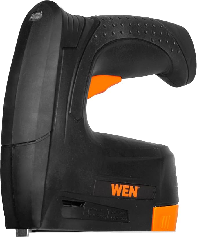WEN 4V Max Cordless 2-in-1 5/8-Inch Brad Nailer and T50 Crown Stapler with USB Charger (49180T)