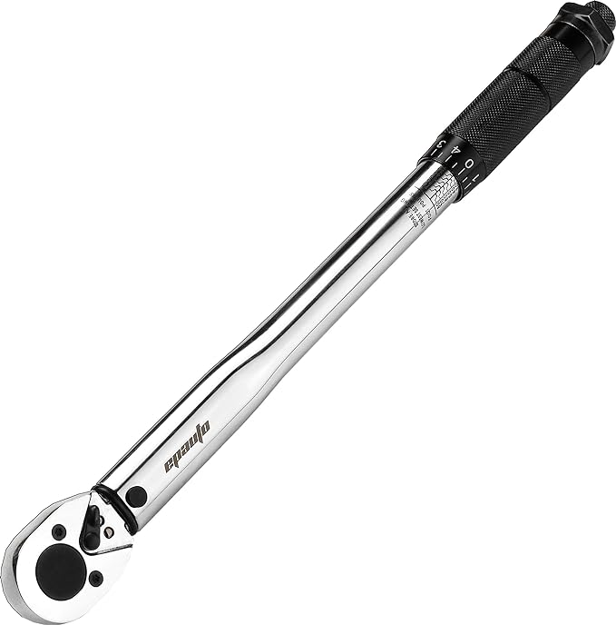 EPAuto 3/8-Inch Drive Click Torque Wrench 10-80 ft-lb. / 13.6-108.5 Nm 1.5" Wx1 Dx14.5 H