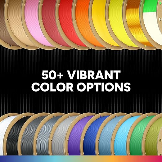 OVERTURE High Speed PLA Filament 1.75mm, Neatly Wound 3D Printer Filament 1kg Spool (2.2lbs) Rapid PLA, Dimensional Accuracy +/- 0.02 mm, Fit Most FDM 3D Printers (Cold White)