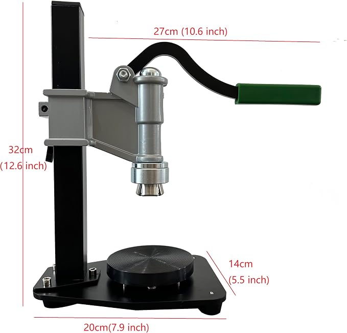 Manual 13mm Flip Off Vial Crimper, Crimping Pliers tool, Bottle Clamp, Small Glass Bottle Hand Sealing Machine WN006 (13mm)