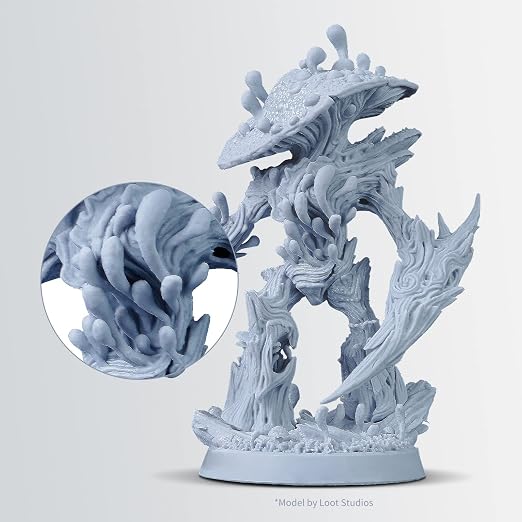 ANYCUBIC Upgraded Standard 3D Printer Resin, 405nm SLA Fast UV-Curing Resin, High Precision & Rapid Photopolymer for 8K Capable LCD/DLP/SLA 3D Printing (Grey, 1000g)