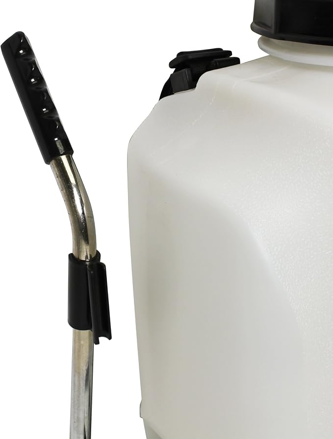 Chapin International 63900 Self Cleaning Backpack Sprayer, 4 gal, Translucent White