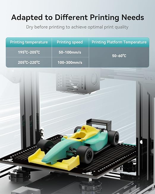 SUNLU PLA+2.0 Filament 1.75mm, Upgraded Tougher & Stronger PLA Plus for 3D Printers, Smooth & Neatly Wound, ±0.02mm Accuracy, 1KG Spool (2.2lbs),SunnyOrange