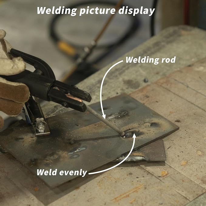 110V 135A Stick Welder Lift Tig Welder Portable Welding Machine with Overheat Protection,Electrode, Digital Screen, Quick Connector with Hot Start - MINI MMA Arc Welder