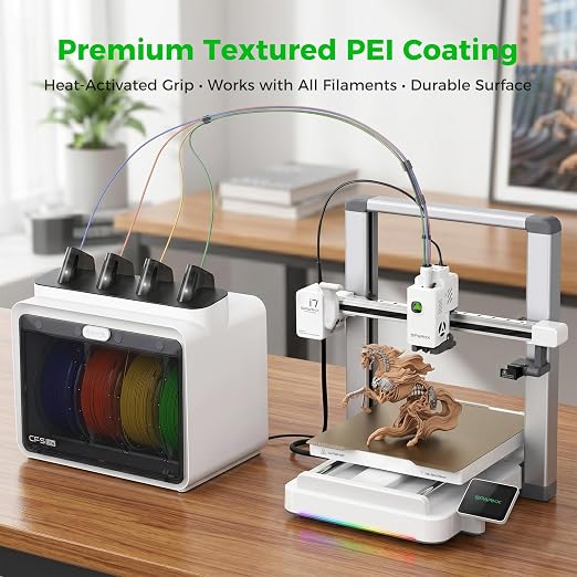 Creality SparkX i7 Build Plate Original 265x300mm Dual Side Textured PEI Bed Plate Spring Steel Magnetic 3D Printer Build Plate for Creality SparkX i7
