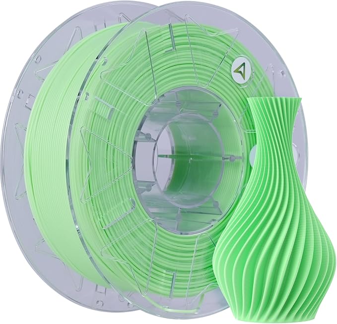 Creality Hyper Glow-in-the-Dark PLA Filament 1.75mm 1KG, RFID Smart, Bright Long-Lasting Glow, High-Speed 30–600mm/s, Easy Printing, Fits Most 3D Printers (Green)