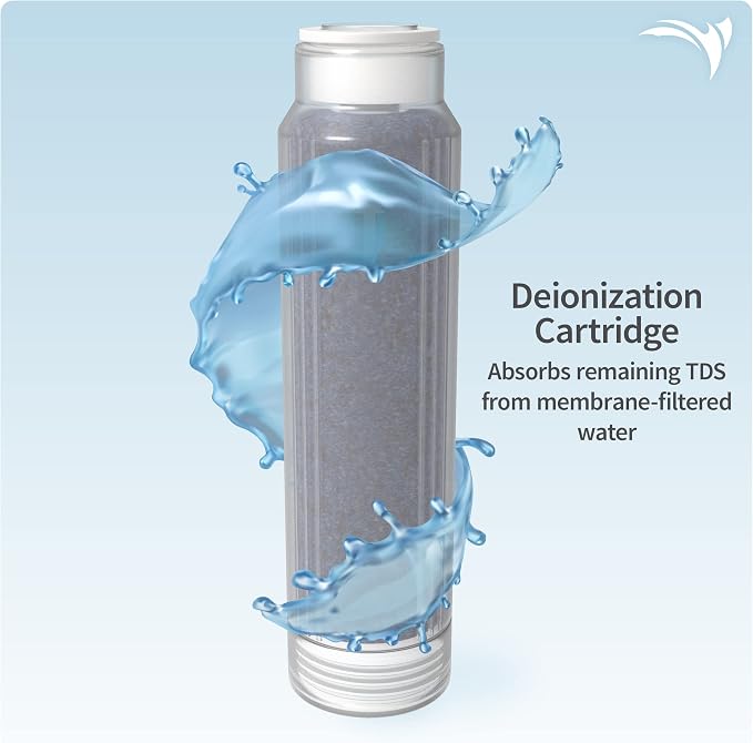 Aquatic Life Reverse Osmosis 10” Replacement Filter Cartridges Kit (Carbon Plus Chloramine)
