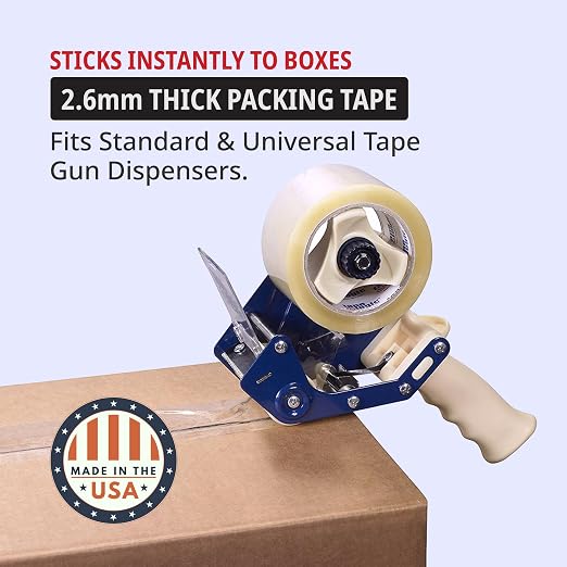 Tape Logic Packing Tape (24-Rolls), 3" x 110 yd - Heavy Duty Packaging Tape Refill for Shipping, Moving, Order Fulfillment, Acrylic 2.6 Mil