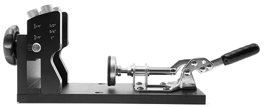 WEN Pocket Hole Jig Kit, Metal, Step Drill Bit, Self-Tapping Screws, and L-Base (WA1527)