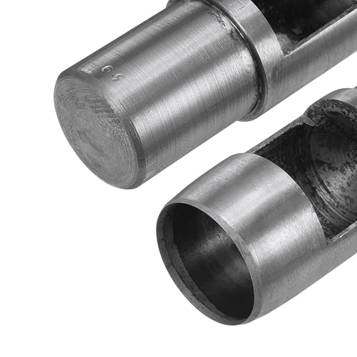 HARFINGTON Hollow Punch for Leather 39mm Round Hole Punch Tool for Belt Puncher Carbon Steel Single Punch for Watch Belts Cut Leather Craft Rubber Paper Fabric Plastic Soft Material
