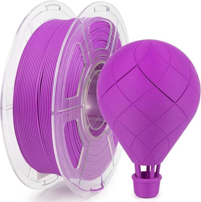 iSANMATE High Speed PLA 3D Printer Filament, Matte Violet PLA Filament 1.75mm Designed for High Speed 30-600mm/s, Fast Printing Speed PLA, Dimensional Accuracy ±0.02mm, 1kg Spool (2.2lbs)