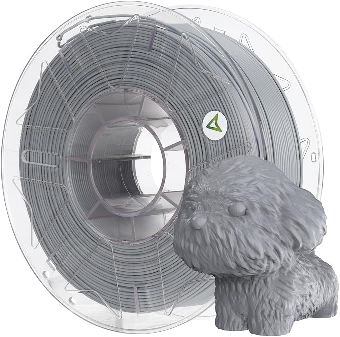 Creality Hyper PLA Filament 1.75mm, RFID 3D Printer Filament for High-Speed Printing up to 600mm/s, ±0.03mm Accuracy, 1KG/Spool (2.2lbs), 3D Printing Filament for Most 3D Printers (Grey)