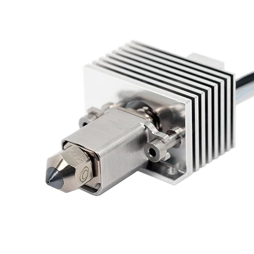Microswiss FlowTech™ Hotend for Bambu Lab P1P/P1S 3D Printers - Leakproof Nozzle - Cold Nozzle Change - High Flow CHT - Made in USA (FlowTech CM2 CHT - Hardened Tip - High Flow)