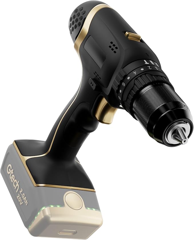 Gtech Combi Drill - Cordless Power Drill for DIY Projects, Home Tool Kit, and More - Includes Cordless Electric Drill Only