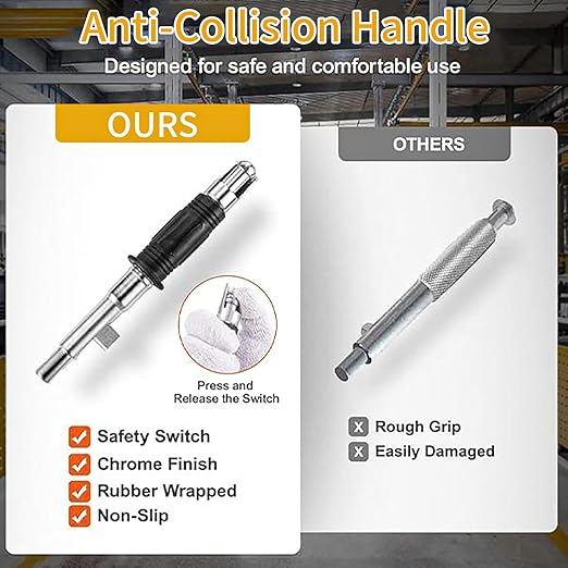 880 lb/400kg Magnetic Lifter, Permanent Magnetic Lifter with Release, for Lifting Plate Steel, Board, Used in Shop Crane, Hoist, Board