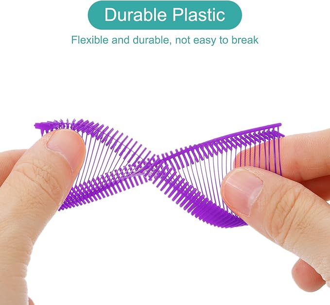 uxcell 5000pcs 2 Inch(50mm) Micro Tagging Gun Fasteners, Tag Pins Clothing Tagging Barbs Attachments Plastic Garment Price Tag Barb for Clothes, Purple