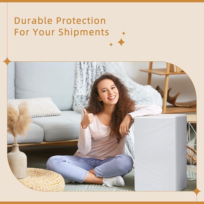 Fuxury Extra Large Poly Mailers 24x36" 5 Pcs, XXL Jumbo Shipping Bags,White | 2.5 mil Thick,Strong Adhesive Mailers Poly Bag,Self Sealing Mailing Envelopes for Large Oversized Business,Boutique & Online