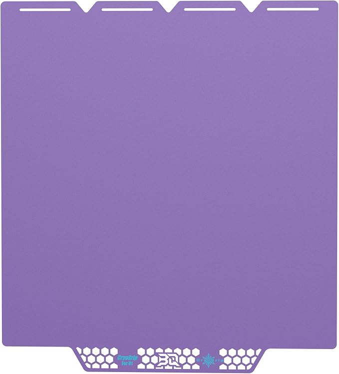 BIQU CryoGrip Pro Glacier Purple Compatible with Snapmaker U1 3D Printer 276x304.5mm Panda Build Plate Double Sided Upgrade Plate Removable Surface Platform