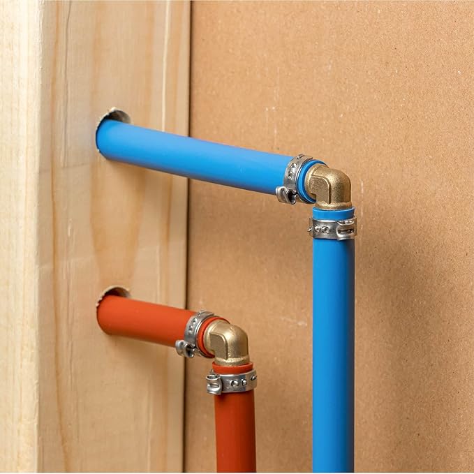 WaterLine Combination ½” and ¾” Heavy Duty PEX Copper Crimp Ring Tool for Plumber | Professional Grade Plumbing Crimper | Low Profile One-Handed Design | Includes GO/NO GO Gauge for Precision Crimping