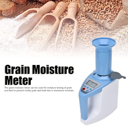 Smart Grain Moisture Meter, Grains Moisture Meter, Grains Moisture Testing, High Accuracy Digital Grain Moisture Analyzer, Grain Moisture Meter for Rice Corn Wheat Canola for 24 Kinds of Grains(US)