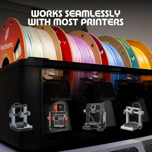 Polymaker Panchroma PLA Filament 1kg, Gradient 3D Printing Filament 1.75mm | Galaxy Black-Grey, Neatly Wound PLA for Easy Print & Smooth Feeding. Compatible with Bambu Lab & Most 3D Printers