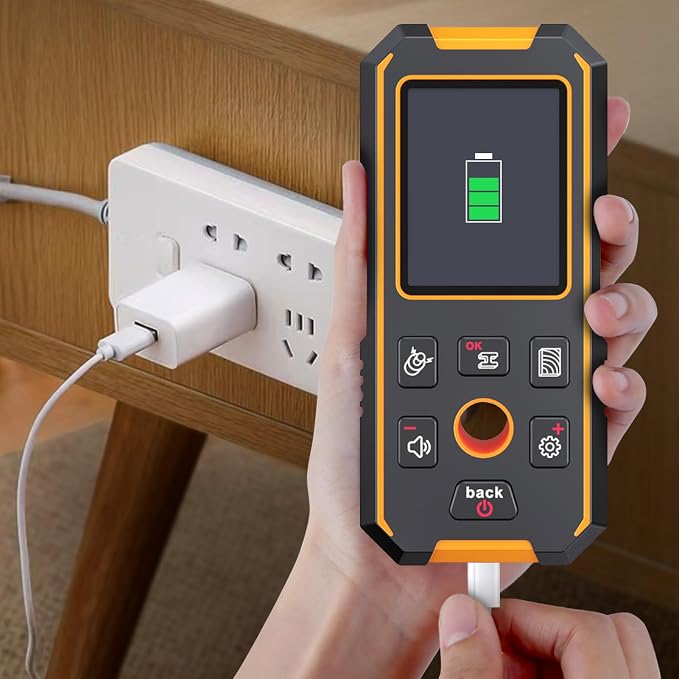Stud Finder Wall Scanner with Modes for Metal, Wood and AC Wire, HD LCD Display Lithium Battery, Studs Detector Upgraded Smart Sensor Accurate Detection Audio Alarm