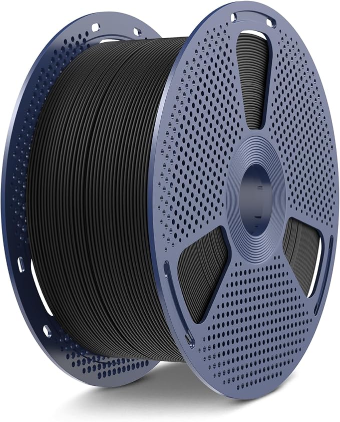 SUNLU Large Spool 5KG High Speed PETG 1.75mm, 3D Printer Filament PETG, Suitable for Printing Large 3D Models, Fit Most FDM Printers, Dimensional Accuracy +/- 0.02mm, 5kg Spool, (Black)