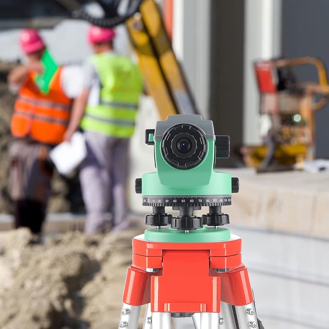 KEZERS 36X Transit Level,Automatic Optical Survey Level,High Precision Auto Level,Self-Leveling Tool for Builders,Waterproof/Height/Distance/Angle Measurement - KL-36X