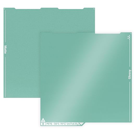 Energy-Saving Kobra 3 Cold Build Plate 256*268mm Double Sided Glossy+Matte Low-Temperature Strong-Adhesion Platform Compatible with ANYCUBIC Kobra 3&Kobra 3 V2 Combo 3D Printers(No Glue Required)-1PCS