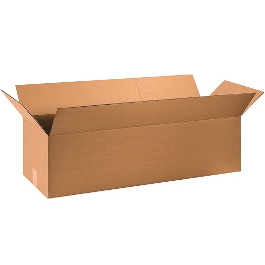 BOX USA Shipping Boxes 36"L x 12"W x 10"H 15-Pack Long Corrugated Boxes for Moving, Shipping, Mailing, Packing, Packaging and Storage