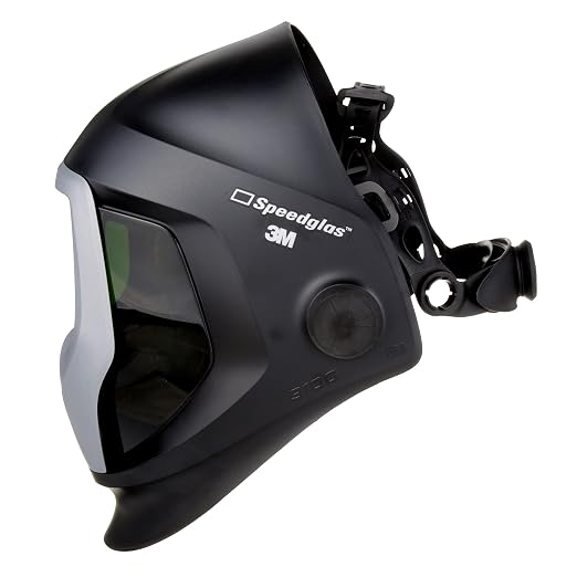 3M Speedglas 9100 Welding Helmet 06-0300-51SW, with SideWindows, Headband and Silver Front Panel, No ADF,