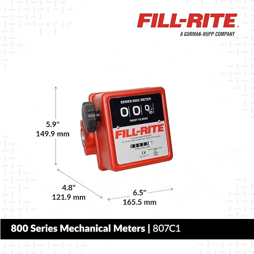 Fill-Rite - 1 Meter 5-20 Gpm (807C1)