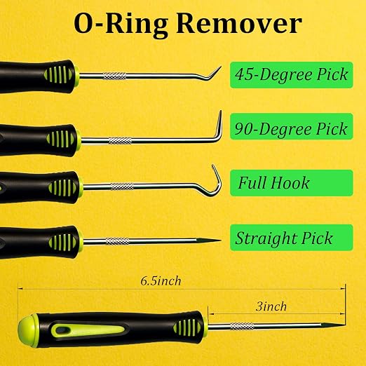 396 PCS SAE FKM Viton O Ring Assortment Kit, 30 Sizes Viton O-Ring Kit, Shore 75A Durometer, Metric O Ring Kit for Cylinders, Hydraulic, Automotive and Plumbing Repair, Yellow Box