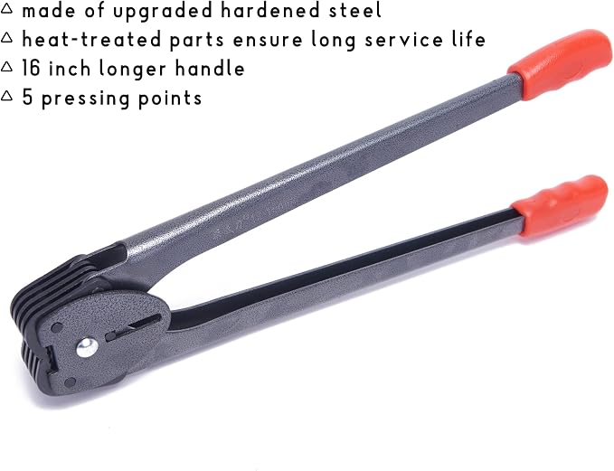 All-in-One Banding Strapping Kit-4Set+1pcs PP（Black Strapping+100pcs Seals