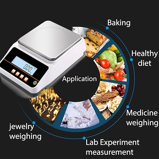 Lab Balance Scale 3000gx0.01g High Precision Electronic Digital Analytical Balance Gram Scale