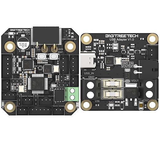 BIGTREETECH EBB 42 GEN2 Extruder Breakout Adapter Board Support CAN & USB Communication for Nema14 42mm Stepper Motor