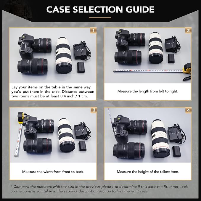 Lykus HC-3620 Waterproof Hard Case with Customizable Foam Insert, Interior Size 13.98x13.98x8.07 in, Suitable for camera, lens, drone, mic, flashlight, projector, electronics, tools, and more