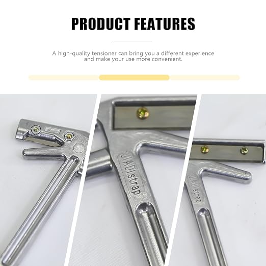Heavy Duty Banding Strapping Tensioner & Cutter Manual Packaging Tools for 1/2"-3/4" Width Polyproplyn Poly Strap(Portable)