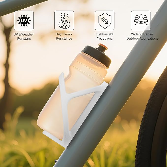 IEMAI Glass Fiber ASA Filament 1.75mm Matte White 1kg, ASA-GF 3D Printer Filament with UV & Weather Resistant, Dimensional Stability & Low Warpage for Outdoor Functional Parts