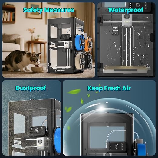 FLASHFORGE AD5X 3D Printer Enclosure Kit,Supports ASA,PC,ABS | Waterproof,Dustproof,Noise Reduction,Constant Temperature and Odor Isolation