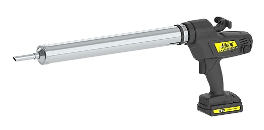 Albion Engineering DL-59-T13E Special Deluxe Cordless Bulk Caulking Gun, 18V, 30 oz