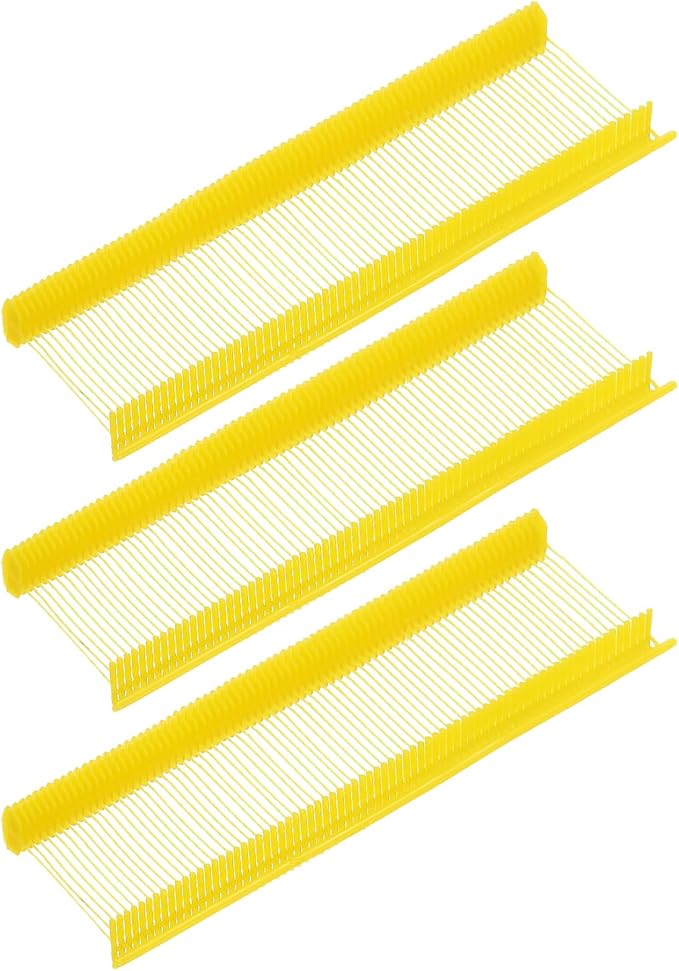 uxcell 5000pcs 0.8 Inch(20mm) Micro Tagging Gun Fasteners, Tag Pins Clothing Tagging Barbs Attachments Plastic Garment Price Tag Barb for Clothes, Yellow