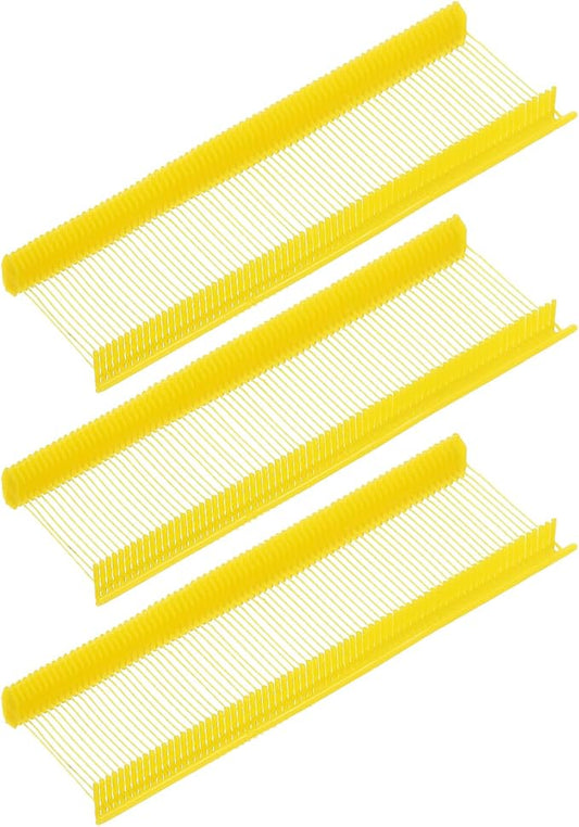 uxcell 5000pcs 0.8 Inch(20mm) Micro Tagging Gun Fasteners, Tag Pins Clothing Tagging Barbs Attachments Plastic Garment Price Tag Barb for Clothes, Yellow
