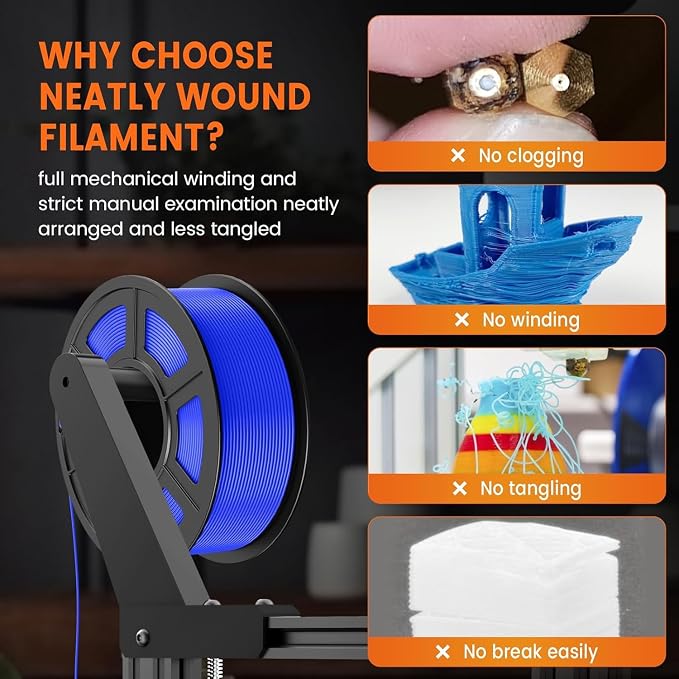 TECBEARS PETG Filament 1.75mm 4KG, 3D Printer Filament Bundle PETG, 4 * 1KG(1320M) Filament High Precision, Dimensional Accuracy ±0.02mm,Transparent with 3 Spools of Transparent Blue/Red/Green